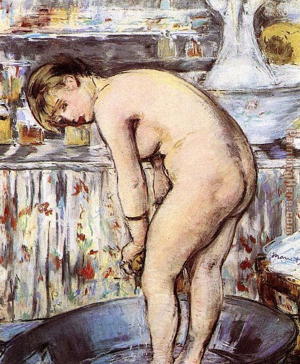 Woman in a Tub painting - Edouard Manet Woman in a Tub art painting